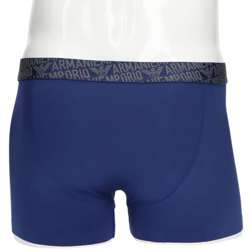 Emporio Armani ESSENTIAL MICROFIBER Men's Boxer Briefs, Front Closure, EU Size, Size L (EU Size), 54097197, Red