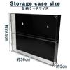 PSA Compatible Trading Card Storage Case for 8 Cards, Display, Collection, with Front Door, UV Protection, Wall Mountable, Freestanding, Shop