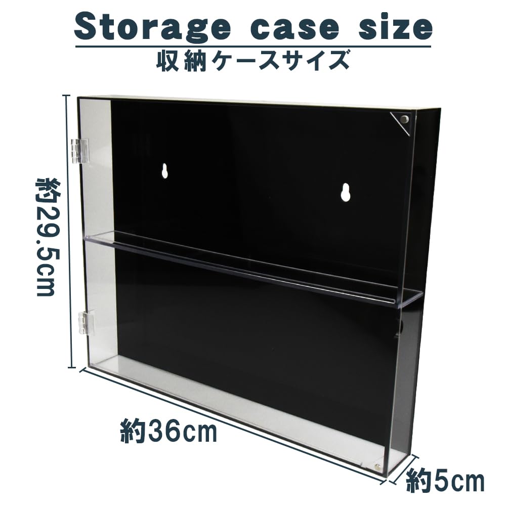 PSA Compatible Trading Card Storage Case for 8 Cards, Display, Collection, with Front Door, UV Protection, Wall Mountable, Freestanding, Shop