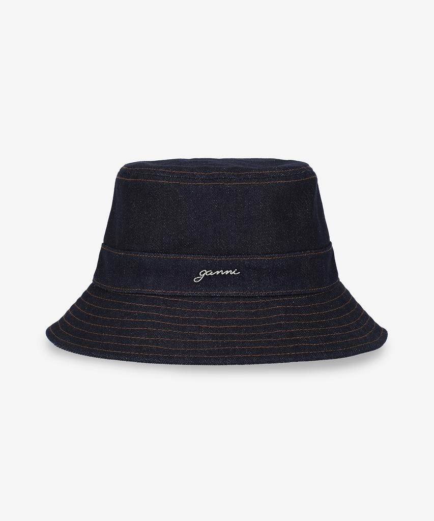 Gani Signature Denim Bucket Hat - Dark Navy / A6195642