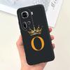 Für Oppo Reno 11 5G Hülle Reno11 F Niedliche Kronen Buchstaben Abdeckung Weiche Silikon Handyhülle Für Oppo Reno11 Pro Reno 11F Rückseite Taschen