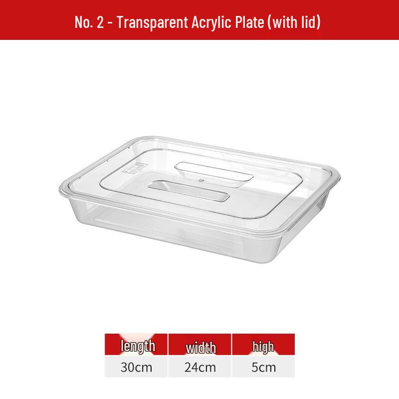 Wuhe Acrylic Transparent Display Tray with Lid