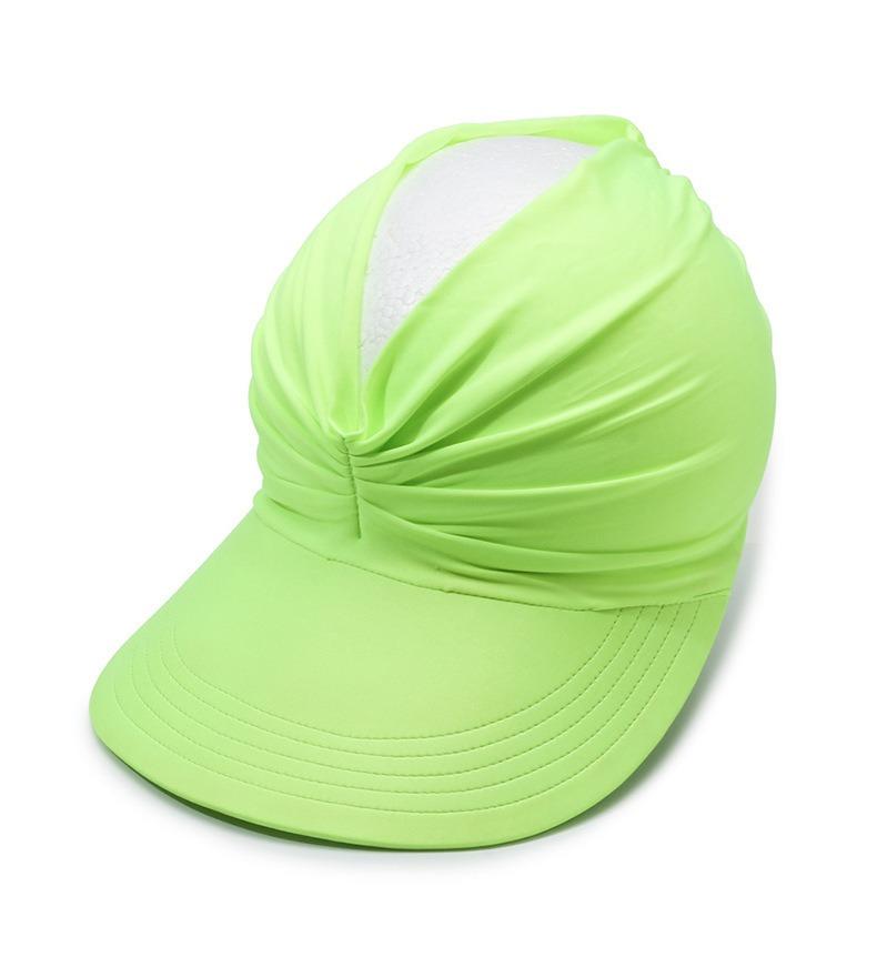 Fashion Summer Beach Hat Women's Sun Visor Sun Hat Anti-ultraviolet Elastic Hollow Top Hat New Casual Caps