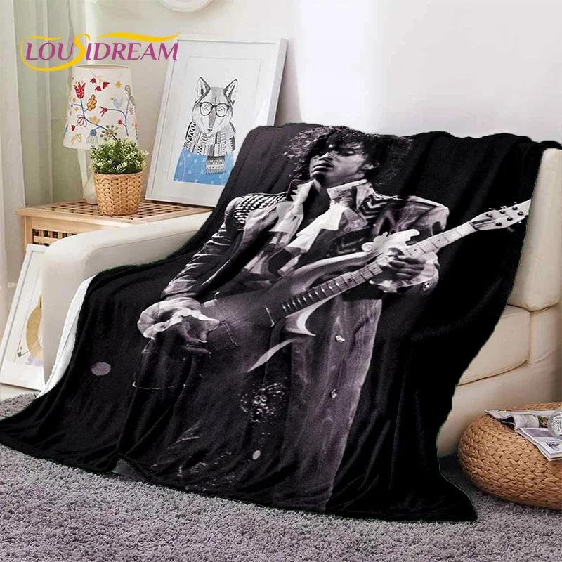 Artist Purple Rain Prince Rogers Nelson Soft Flannel Blanket,Throw Blanket Comfortable Blanket for Picnic Beds Sofa Home Bedroom