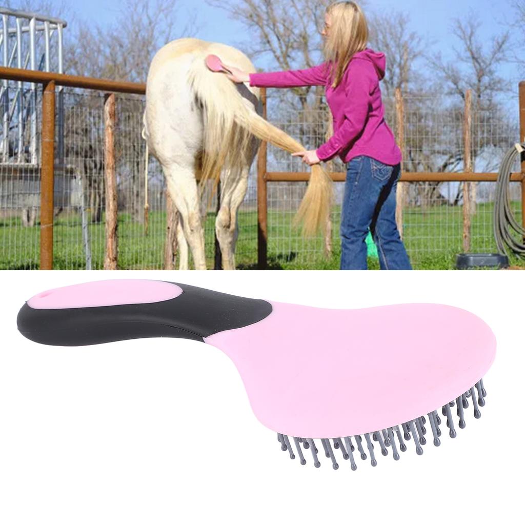Horse Hair Comb Multipurpose Cleaning Massage Comfortable Horse Grooming Brush for Cats Dogs Long Haired Pets Horse Hair Comb