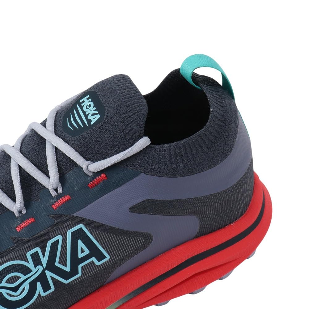 HOKA Zinal 2 Trail Running Shoes x Size (Navy Red, 26.5, Men's, 1141491-SSC)