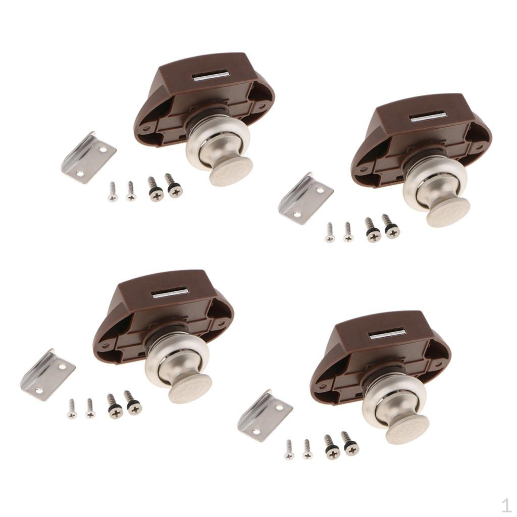 

4 Button Latch Cabinet RV Motor Cupboard Door