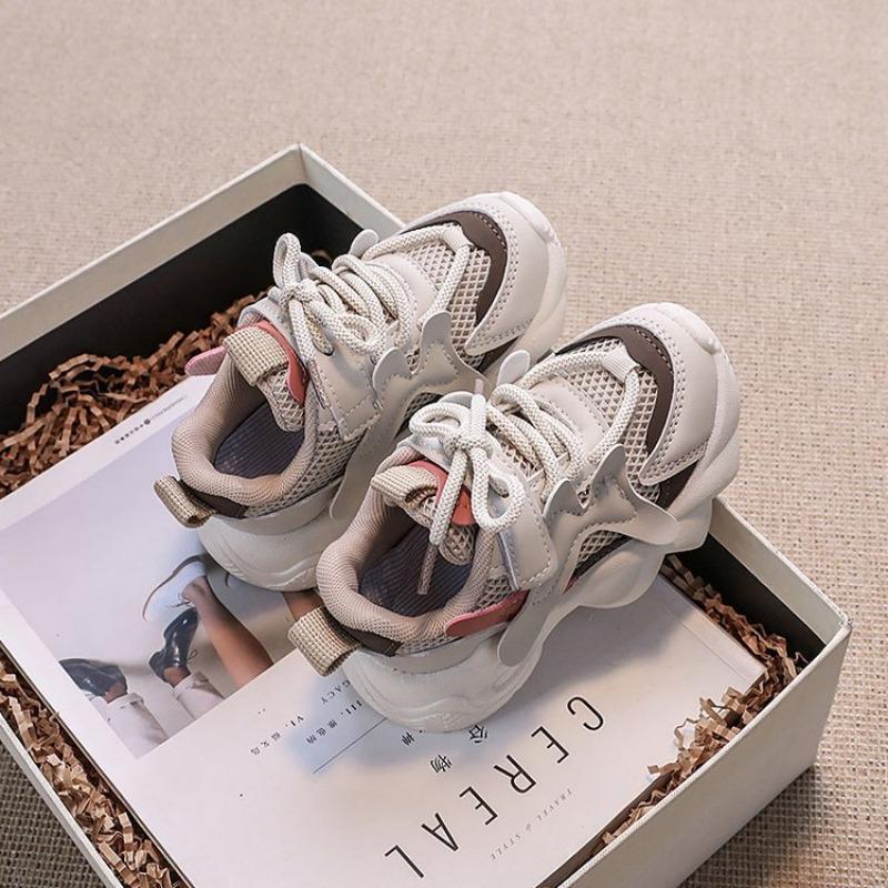 Children's Breathable Sports Shoes Boys' Dad Shoes Girls' Mesh Shoes Lightweight Casual Shoes