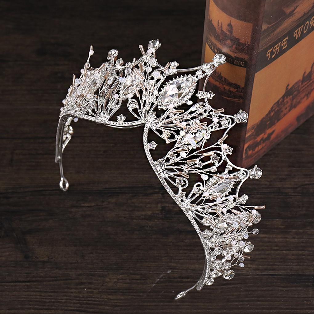Women's Daily Wedding Tiara Self-Wedding Bridal Hair Crown