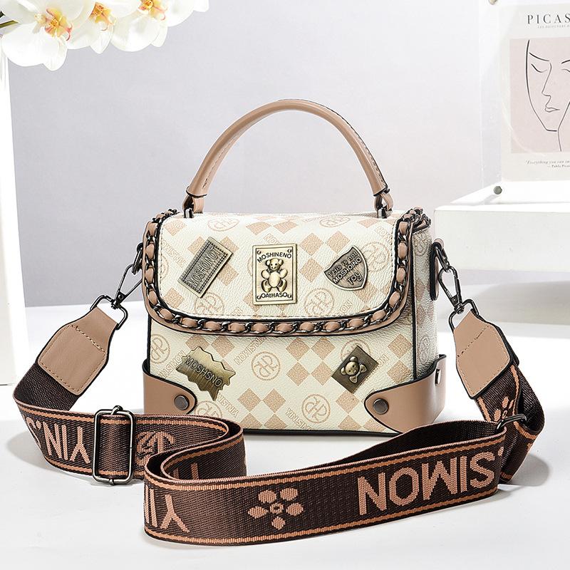 

Сумка Премиум 2025 Новая Мода Сумка Через Плечо Кроссбоди Женская Универсальная Популярная Женская Сумка Портативная Женская Маленькая Квадратная Сумка