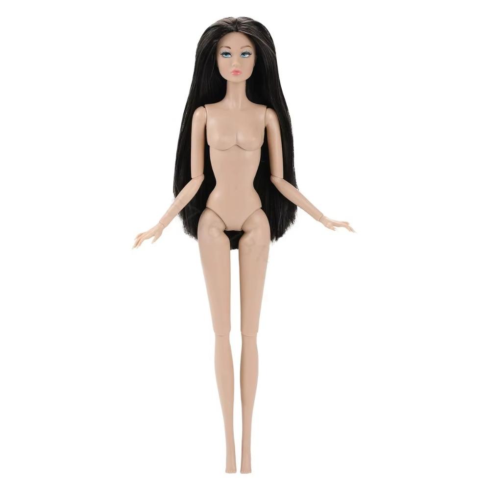 European Supermodel Nude Doll Dark Skin Action Figure Body Fashion 1/6 Doll Model  DIY Toys