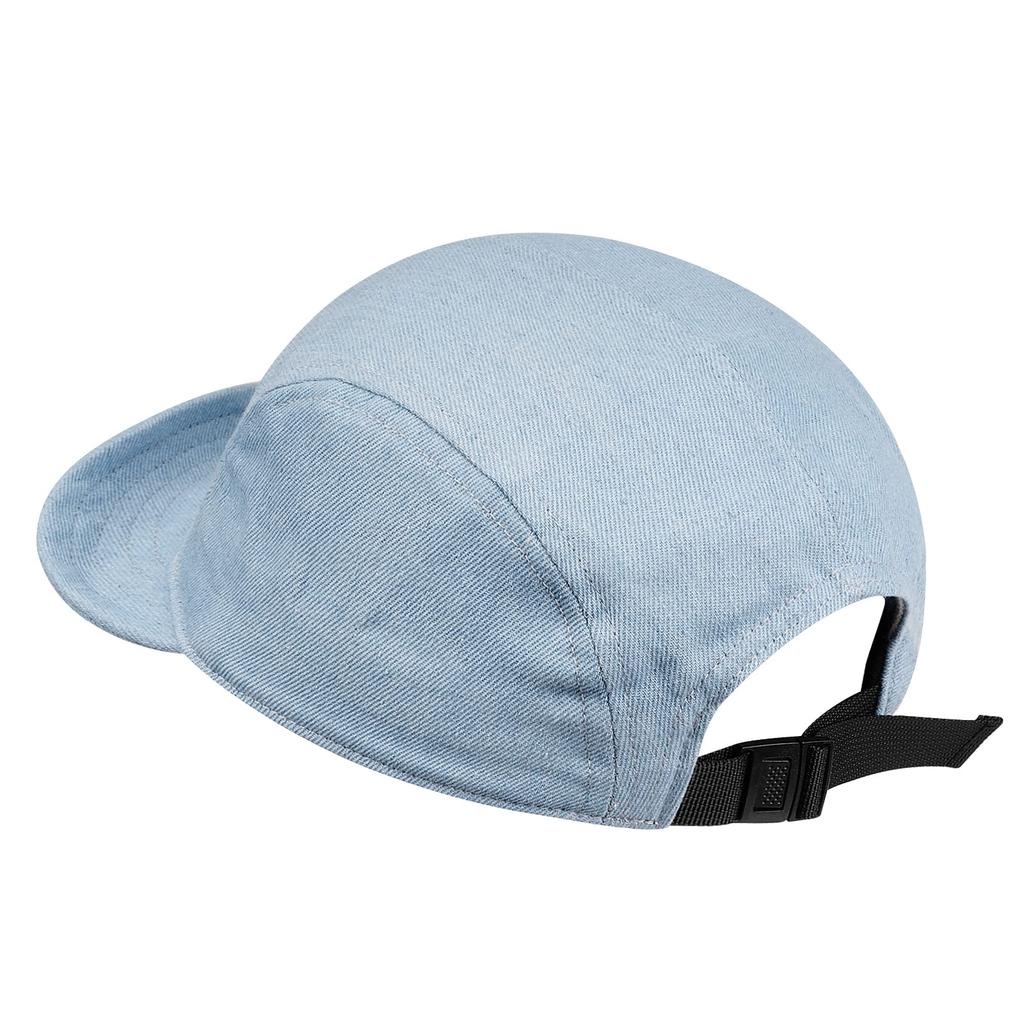 Croogo Denim Umpire Short Solid Simple Perfect for Outdoor and Tennis Men's Cap, Brim, Soft, Breathable, Color, Design, Activities, Skateboarding,