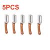 1/5pcs Stainless Steel Peeler Wooden Handle For Peeling Slicing Fruits Vegetables Smooth Operation Peeler Kitchen Accessories7