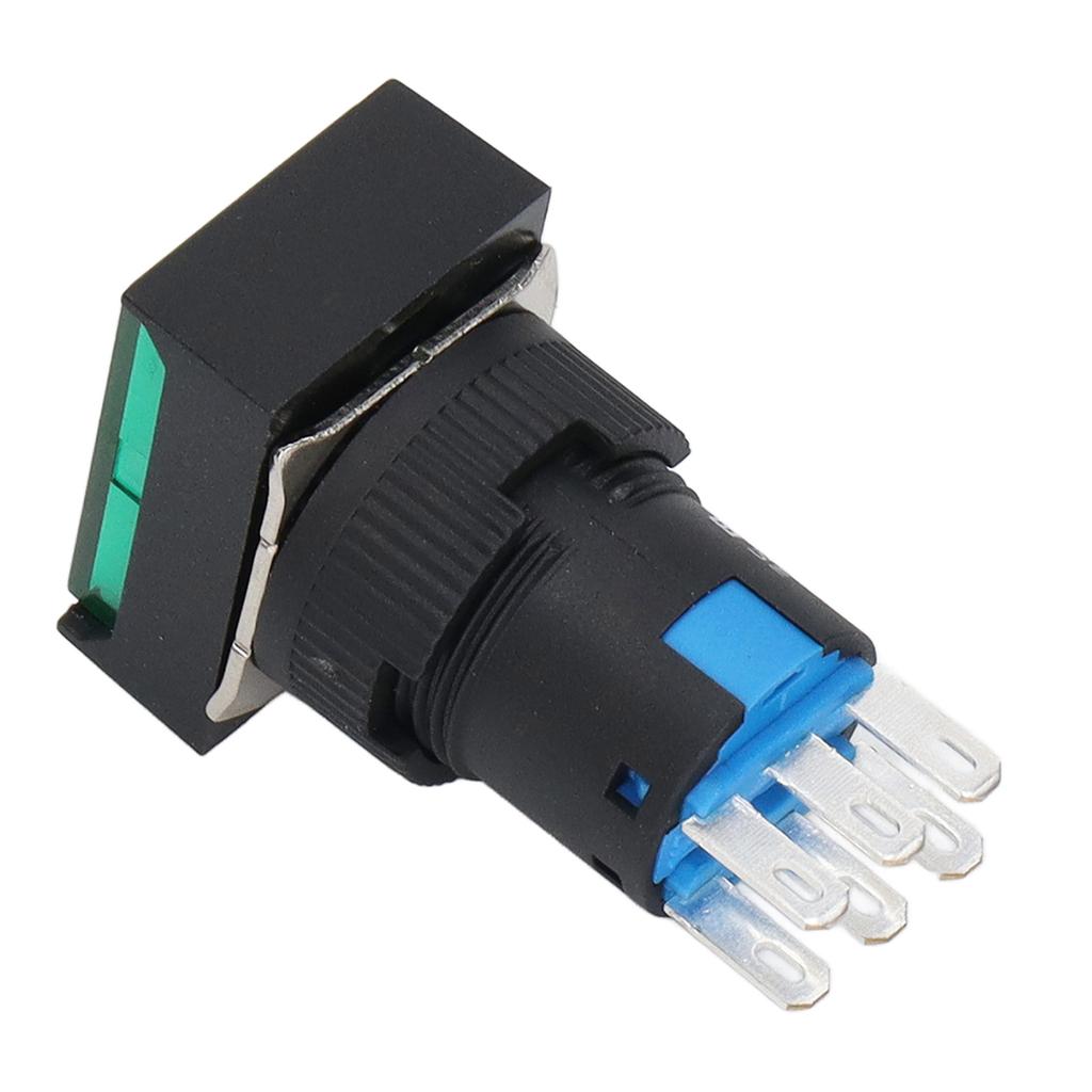 25Pcs Push Button Switch AC 0?240V 5A with Light Accessory Set Kit for Equipment Machine