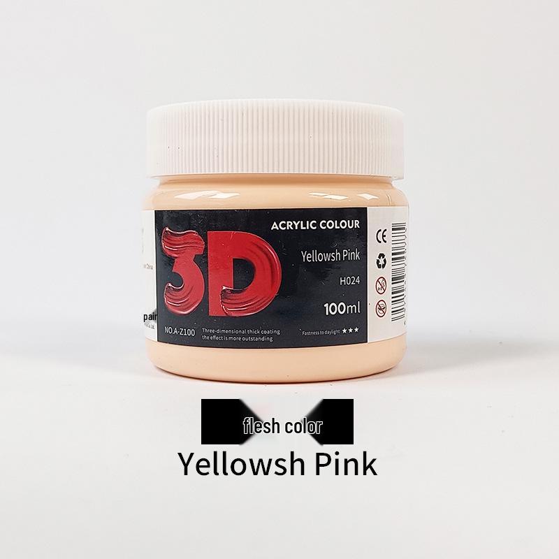 100ml Acrylic Paint for Children's Doodles and Plaster Dolls