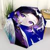 1 Stück Outdoor-Regenschirm mit Anime-Charakter-Design - Automatisches Öffnen/Schließen, Tragbares 3-fach faltbares Design, 8-Speichen-Eisenrahmen - Perfektes Geschenk für Fans,