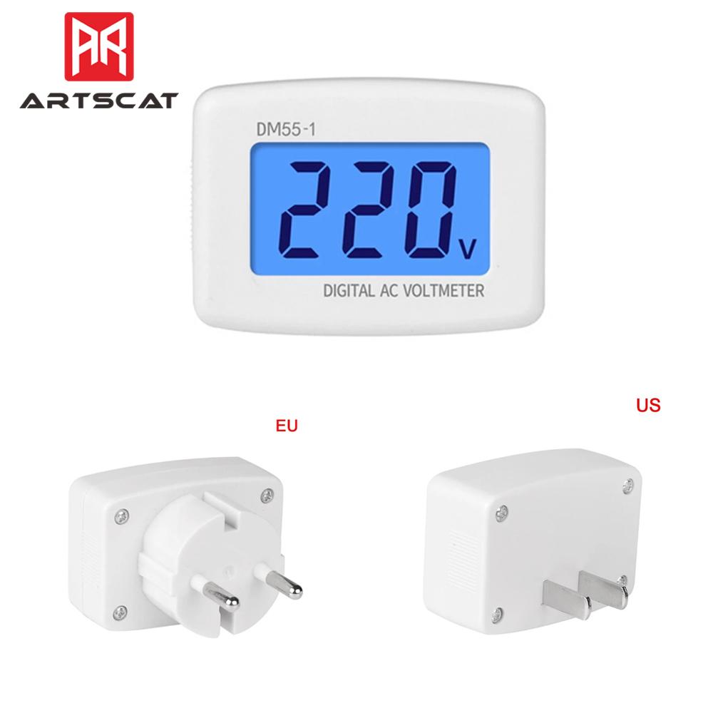 Buy Digital Voltmeter EU US Plug Volt 