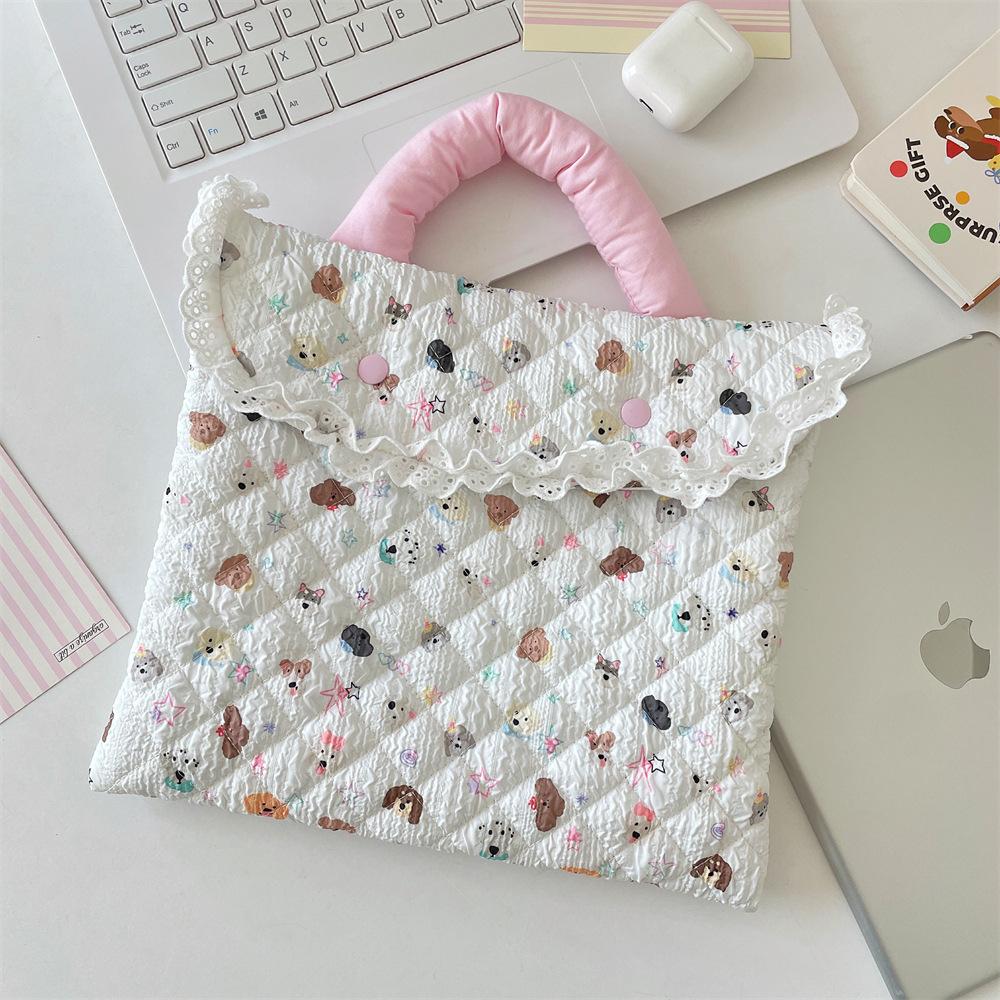 

5 мультяшная мягкая сумка для ноутбука с хлопковым наполнителем 1 дюйм Huawei Apple высокая ценность для поездок на работу портативная