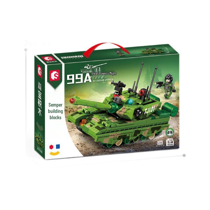 Sheng Bao Type 99A Military Tank Model Building Blocks Toy