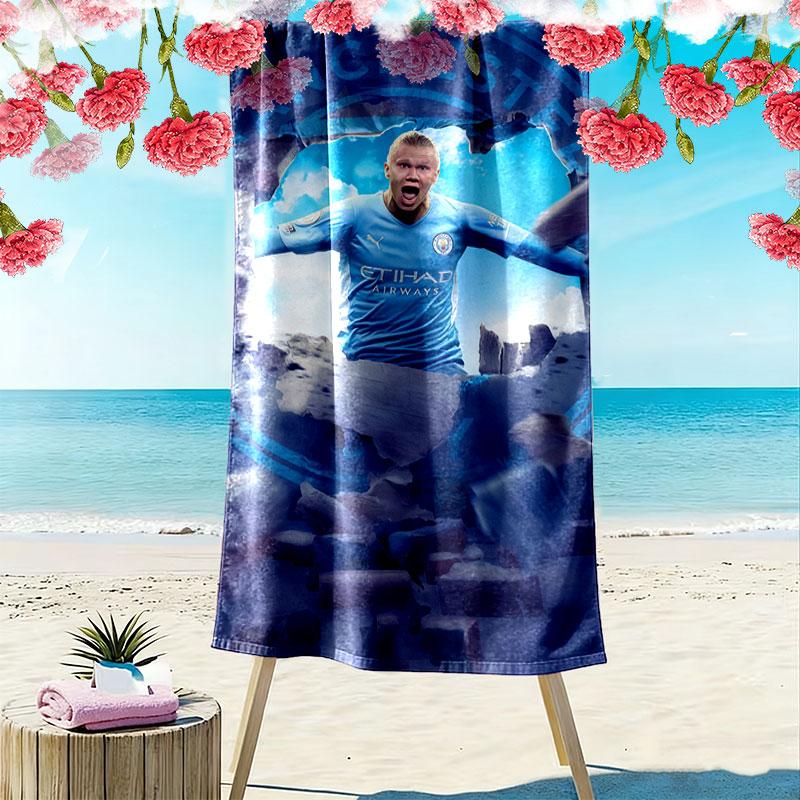 Haaland Dream Print Beach Towel, Large Soft Quick Dry Towel for Beach Camping Swimming