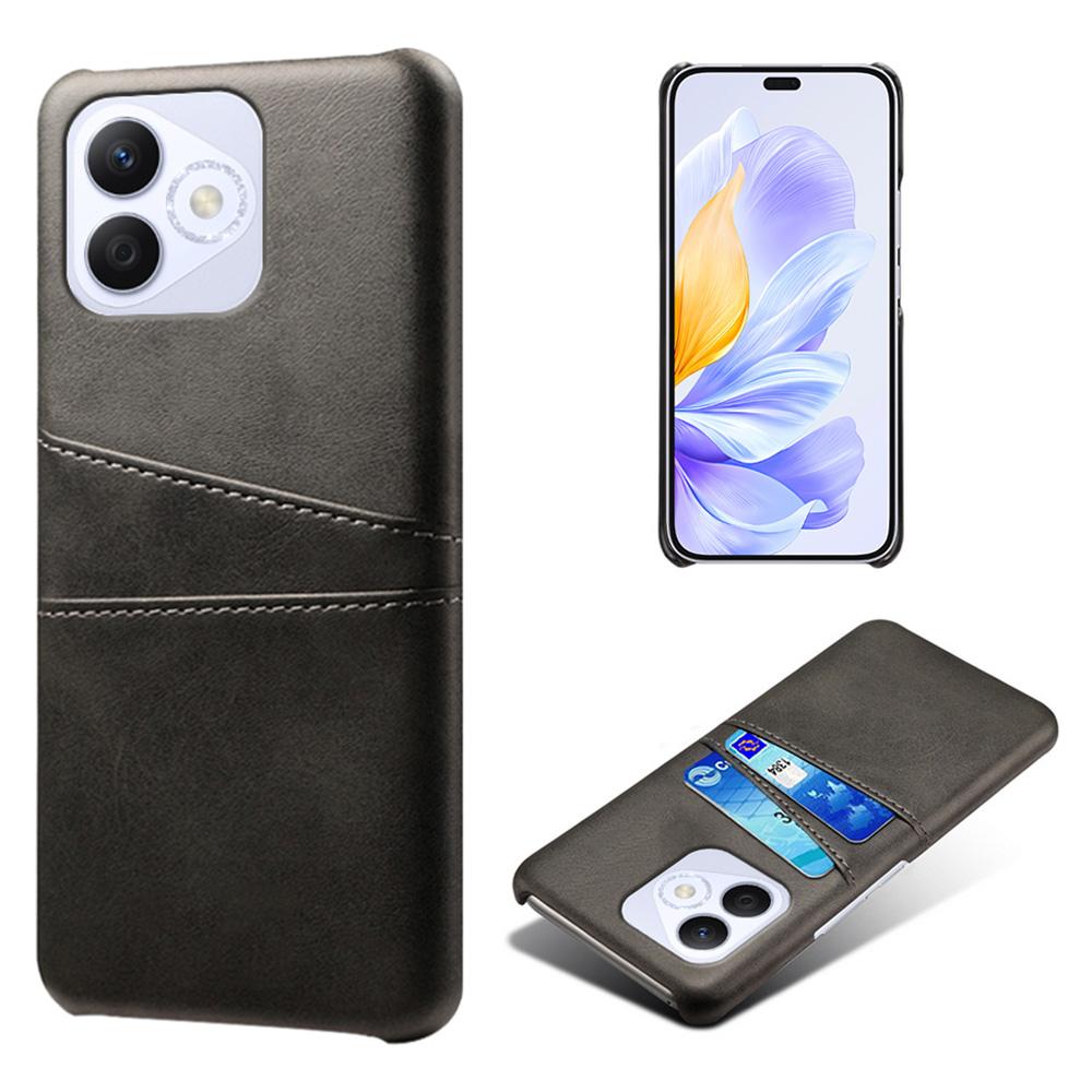 For Honor X60i 5G Case Dual Card Slots PU Leather+Hard PC Phone Cover