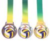 Winner Medal Kickball Medals Award With Neck Ribbon For Winner Reward Sports Metals Football Basketball Volleyball Prizes