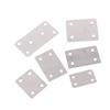 10Pcs Straight Four Hole Fixed Angle Bracket Stainless Steel Right Angle Bracket Furniture Fasteners Wood Shelves Cbinets