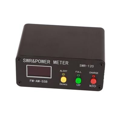 Standing Wave Meter Aluminium Alloy Digital Display 1.8‑50MHz FM AM CW SSB Modes Short Wave Power
