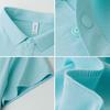 Teluoman Unisex Ice Ion Seamless Short Sleeve Polo Shirt