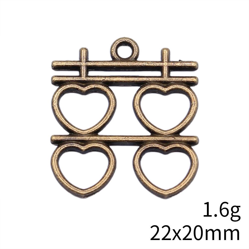 Valentine's Day Charms For Necklace Chinese Knot Chinese Character Charms Pendant Women's Bag Pendant Accessories