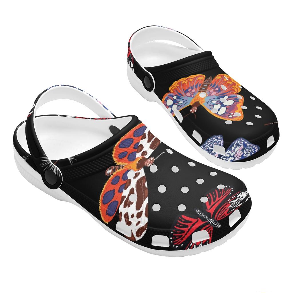 Fashion Printed EVA Slip On Clogs for Women Men Lightweight Soft Casual Shoes Soft Sole Summer Sandals Indoor Outdoor Wear
