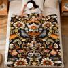 Fashion Floral Bird Bohemian Vintage Flannel Soft Warm Plush Blanket Sofa Living Room Pet Hogar Bedroom Gift Home Car Portable