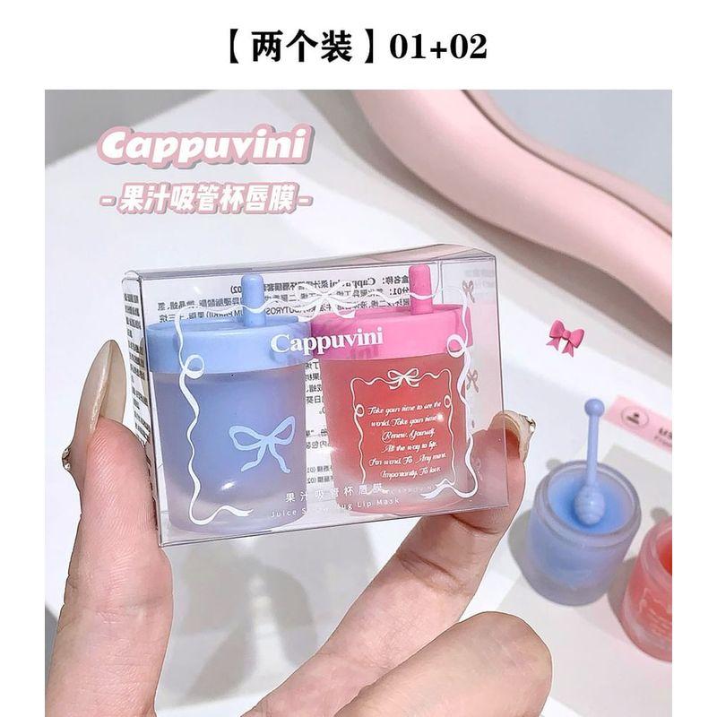 Cappuvini - Juicy Straw Cup Lip Mask - 2 Colors