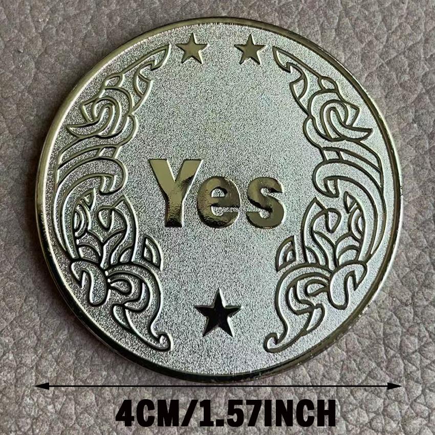 Yes or No Decision Coin Souvenir Commemorative Coin Collection Lucky