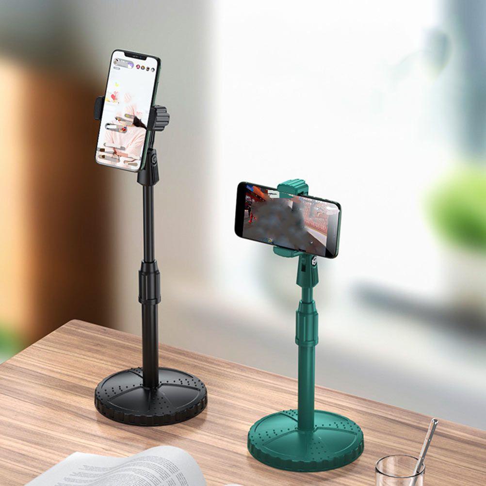 1PC Mobile Phone Holder With Adjustable Height, Multifunctional Desktop Stand For Live Video Recording, Watching Tv And Movies