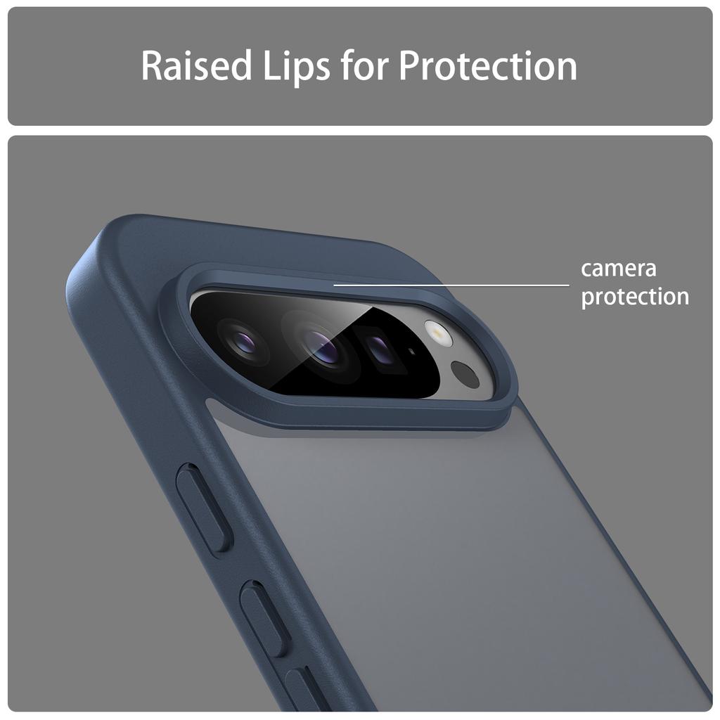For Google Pixel 9 Pro Case Skin Touch Matte Anti Drop TPU PC Phone Back Cover