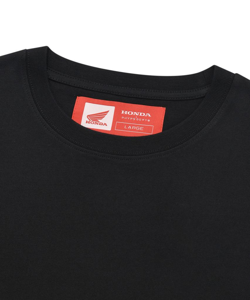 PHYPS MOTORCYCLE Racing Fire Blade T-Shirt Black
