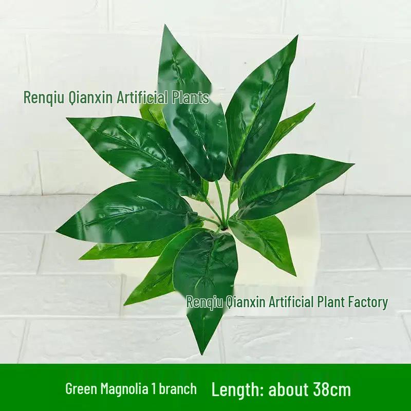 Simulation Pothos Monstera Persian Leaf Artificial Green Plant Wall Decor for Shopping Mall, Restaurant, or Bouquet Display.
