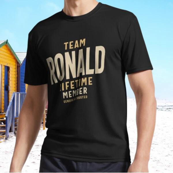 

New Team Ronald Lifetime Member Personalized Active T-Shirt Funny Size S - 5XL XL