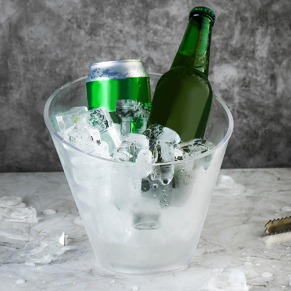 Acrylic Salad Bowl Vegetable Bowl Fruit Ice Bucket Wine Champagne Wine Chiller Wine Bottle Cooler Ice Barrel