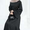 Loriya 2024 TikTok Slim Fit Elegant Waist Cincher Dress Abaya
