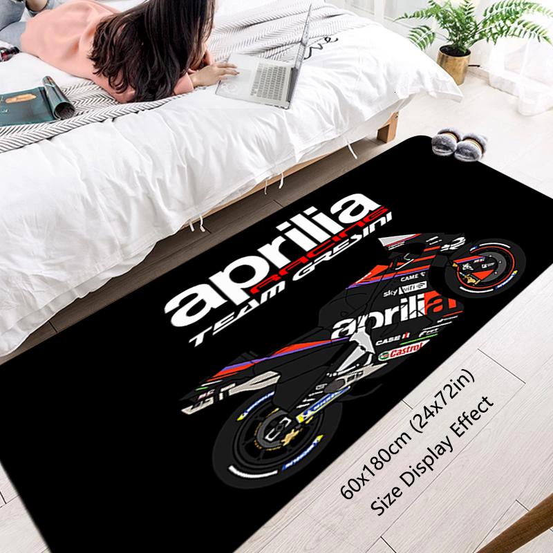 Floor Mat Non-slip Foot Rug Italy Aprilias Racing Motorcycles Hallway Carpet Kitchen Water Absorbed Rugs Bedside Mats Home Decor