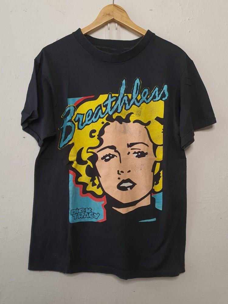 Madonna Dick Tracy T-shirt Cotton For men Women Size Unisex T-Shirt XXL