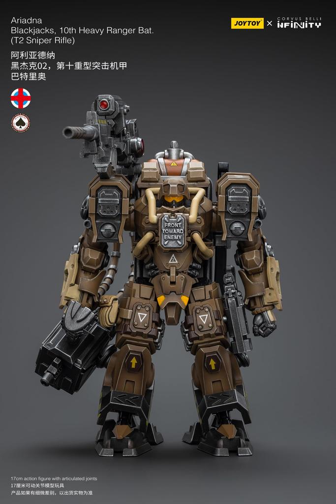 JoyToy Infinity Corbus Belly Ariadna Blackjack 10th Heavy Ranger Bat Sniper Scale Action Figure (T2 Rifle) 118
