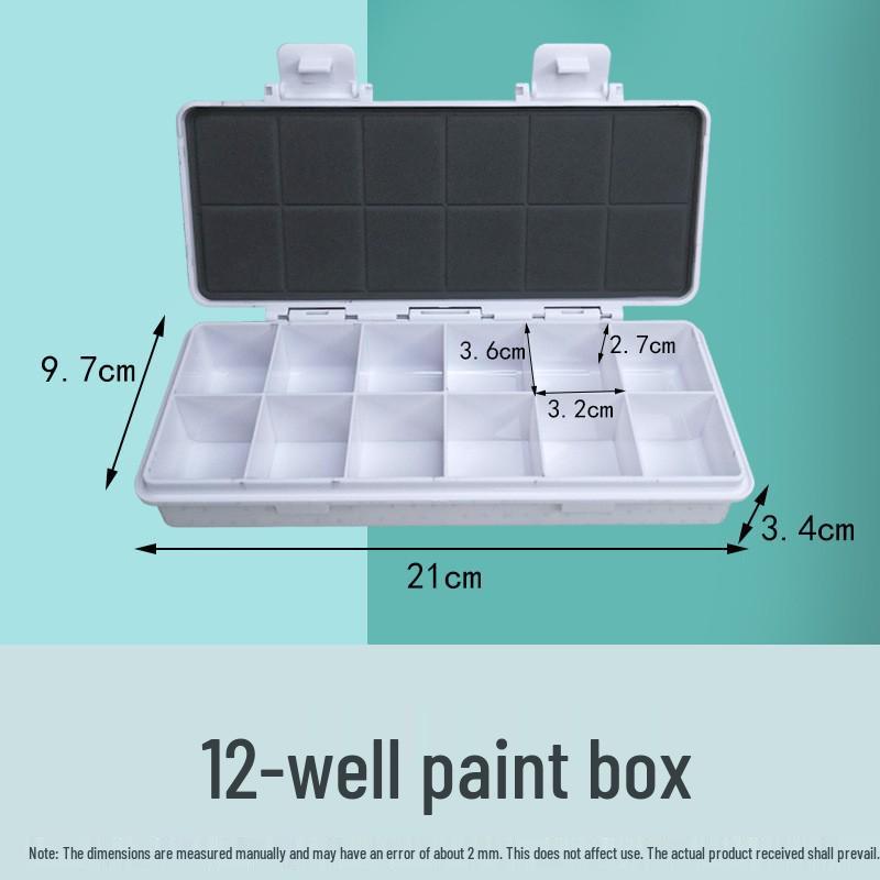 Ящик для хранения пигментов для ремонта мебели: Герметичная увлажняющая палитра для гуаши и акриловых красок