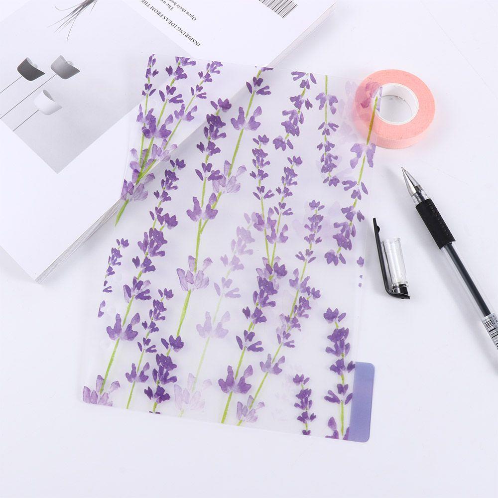 Supplies A5 A6 6-Ring Binder DIY Accessory Notepads Loose Leaf Separator Page Spiral Notebook Inner Page Binder Index Dividers