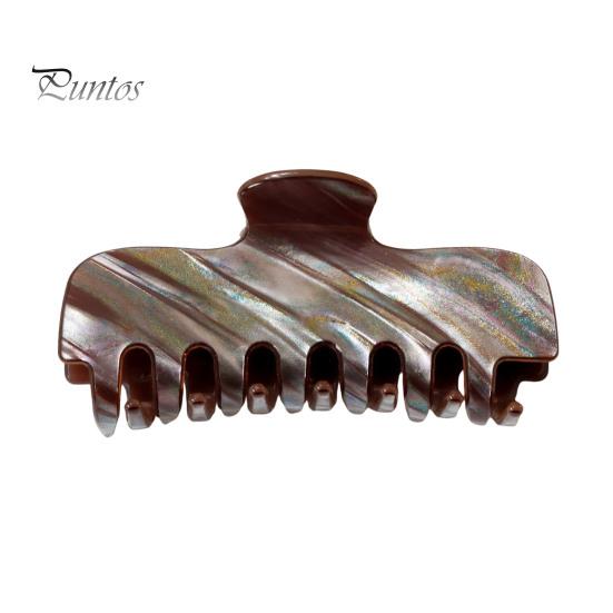 Anti Slip Hair Grips for Bun Pearlescent Claw Clip, Non-Slip Clip Women, Elegant Strong Styling Clips Long Hold Accessories Styling, Decorative Daily