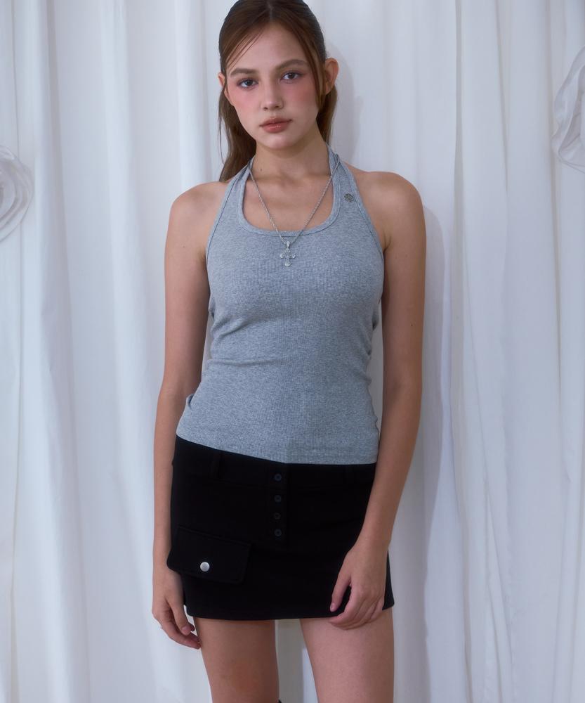 ROSEFRANTZ Pocket Mini Skirt [Black]