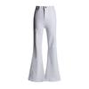 Micro-pull jeans women's spring and autumn new small white high-waisted slim-fitting horseshoe horn pants