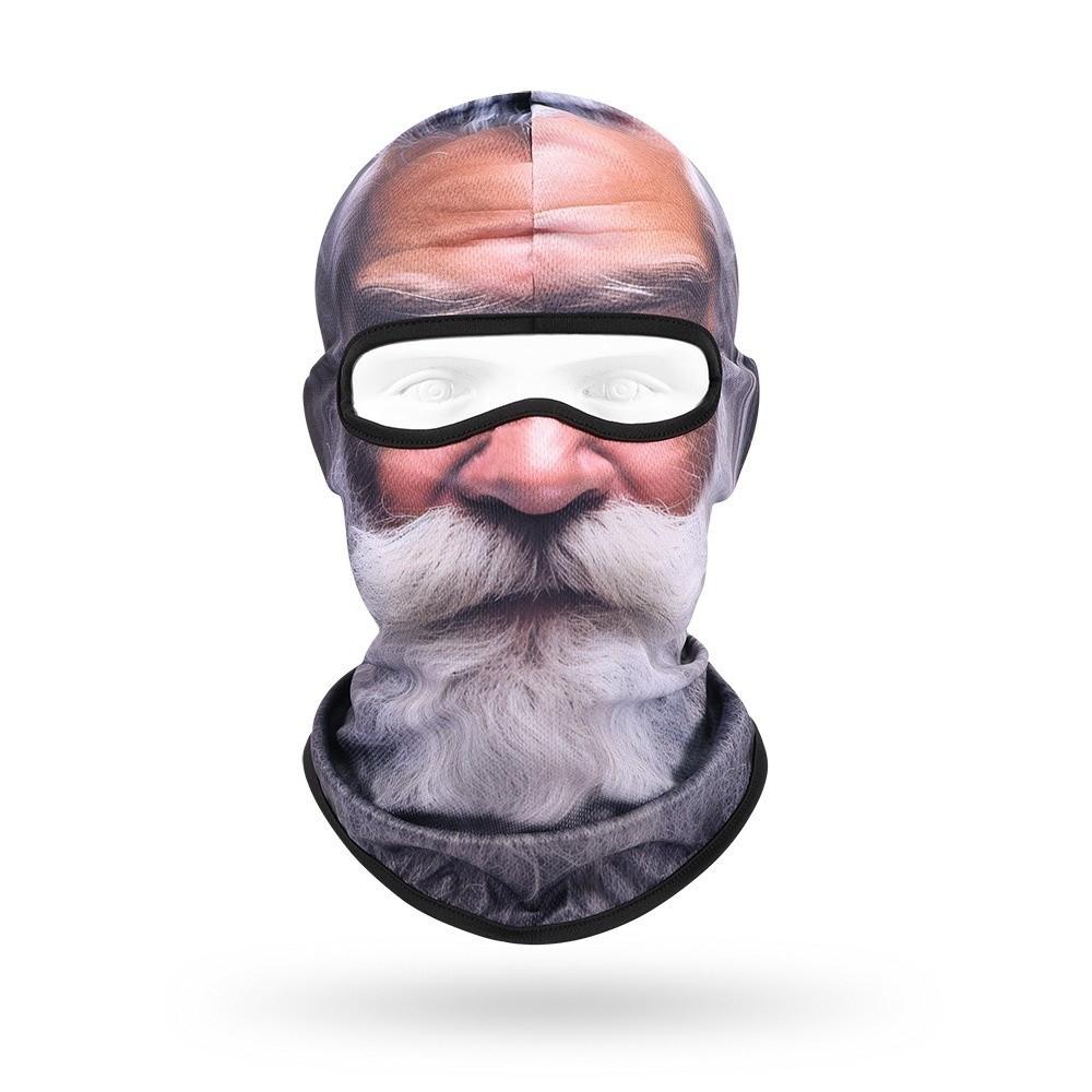 Beard Pattern Full Face Scarf Breathable Head Cover Cap Hood Caps Cycling Mask Outdoor